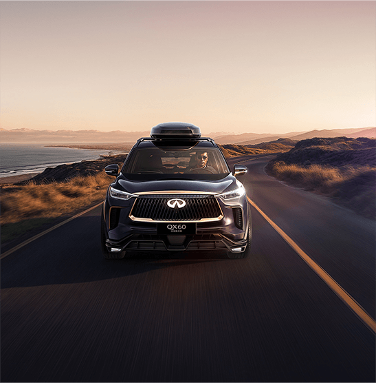 INFINITI SV vehicle sleek design